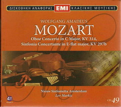 Mozart (Oboe Concerto in C Major KV 314, Sinfonia Concertante KV 297b ) [CD] - £9.97 GBP