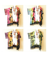 CG58 Tie Dye Women Kimono Batik Plus Cover Up Open Duster Cardigan - up ... - $24.90