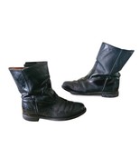 Bates Floataways Men BLACK Leather Cowboy Western LAWMAN Patrol Boots Sz... - $78.17 CAD