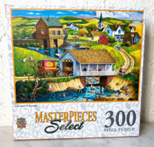 Last Swim of Summer Masterpieces Select 300 Piece Jigsaw Puzzle - Complete - £9.68 GBP