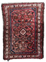 Handmade vintage Oriental rug 2&#39; x 2.8&#39; (62cm x 86cm) 1970s - 1C1019 - $14,592.96 MXN