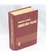 English Polish Dictionary 1981 Wiedza Powszechna Hardcover Angielsko Polshi - $21.68 CAD