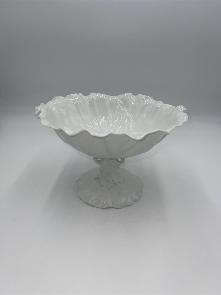 Primary image for Anemone Tettau Antiquariat White porcelain bowl with foot, confectionery bowl,