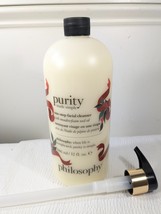 NEW Philosophy Purity Made Simple One-Step Facial Cleanser Jumbo 32 Oz H... - $50.00