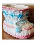 Vintage Ardco Planter Baby Shoe Planter Nursery Baby Bootie 1960s Pink &amp;... - €10,17 EUR