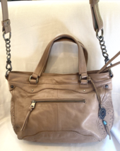 The Sak Leather Boho Shoulder Bag Tan - £22.32 GBP