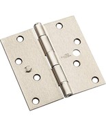 NATIONAL MFG CO N830404 Satin Nickel Square Door Hinge, 4&quot; - $515.50 MXN
