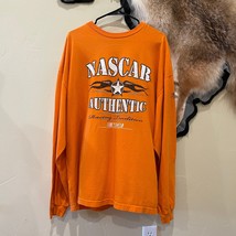 Vintage Alstyle Apparel 90s Nascar Racing Long Sleeve T Shirt 3XL Orange - $28.76