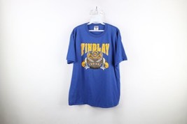 Vtg 90s Mens Large Distressed Spell Out University of Findlay Football T-Shirt - £23.15 GBP
