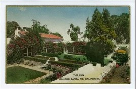 Inn at Rancho Santa Fe California Postcard 1947 - $19.80