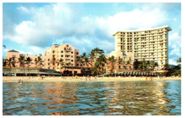 Royal Hawaiian Hotel on Waikiki Beach Honolulu Hawaii Postcard Posted 1981 - £18.27 GBP