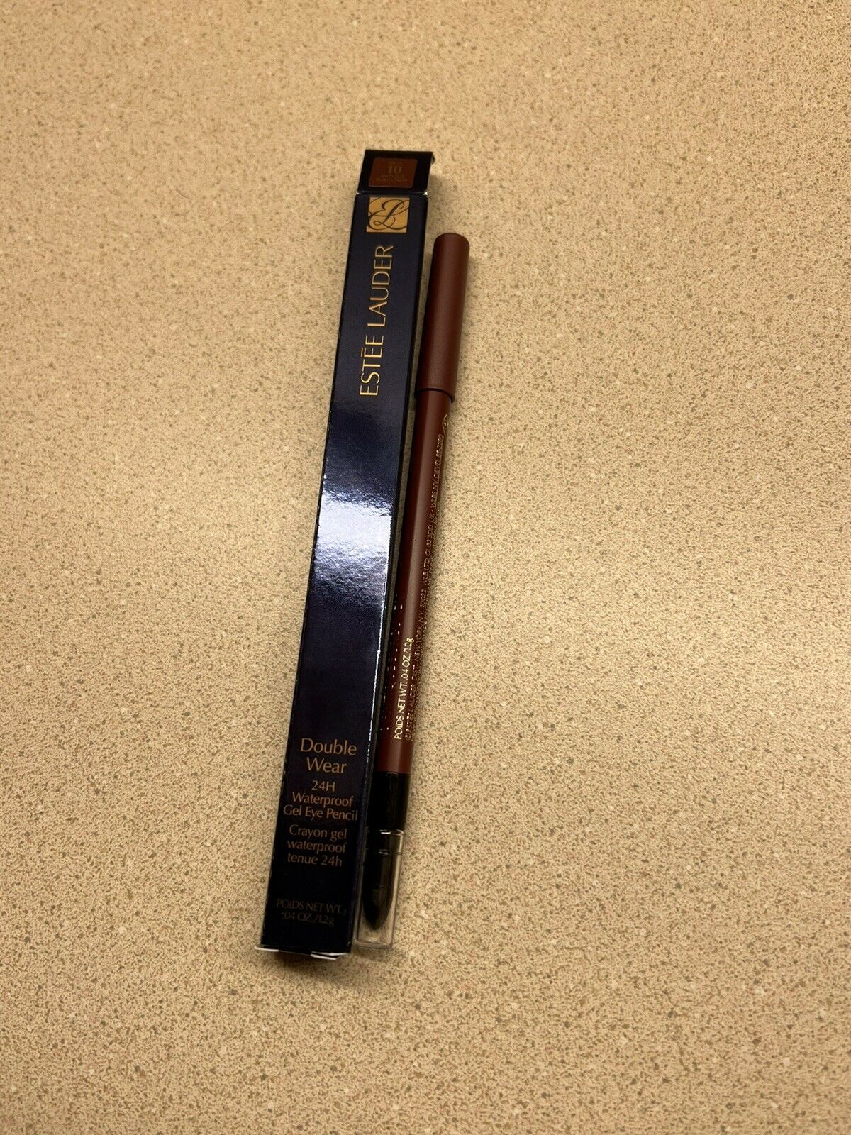 Double Wear 24H Waterproof Gel Eye Pencil  #10 Antique Burgundy Brand New In Box - £18.86 GBP