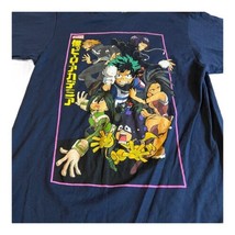 My Hero Academia T Shirt Men&#39;s Size Small Funimation Black Graphic Print... - $28.04