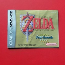 Legend of Zelda: A Link to the Past Four Swords Manual Game Boy Advance ... - $13.99