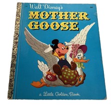 Vintage 1952 Walt Disney&#39;s Mother Goose Golden Book  39 Cent VG - £7.12 GBP