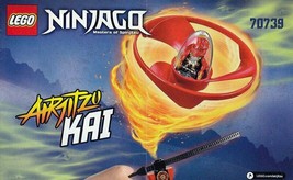 Instruction Book Only For LEGO NINJAGO Airjitzu Kai Flyer Red 70739 - £5.20 GBP