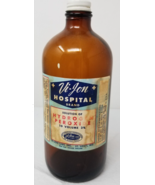 Empty Bottle Vi-Jon Hydrogen Peroxide Amber Glass Original Label Cap Pin... - $23.70