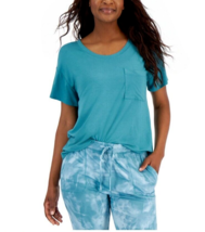 Alfani Super Soft Scoop-Neck Pajama Top-Green Blue Slate XL  SW230128 - £11.92 GBP