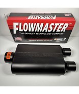 Flowmaster 9430452 Super 44 Series Muffler 3.00 Inlet 2.50 Dual Out Open... - $108.89
