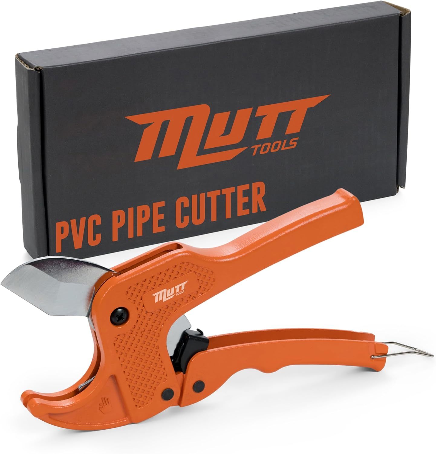 Mutt Tools 1.5” Pvc Pipe Cutter Tool – Heavy Duty Ratcheting, Plastic An... - $31.99