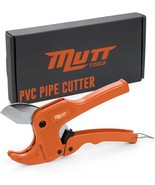 Mutt Tools 1.5” Pvc Pipe Cutter Tool – Heavy Duty Ratcheting, Plastic An... - $608.05 MXN