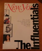 New York Magazine NYC Influentials; People Ideas Changing NY  May 2006 NF - £19.14 GBP