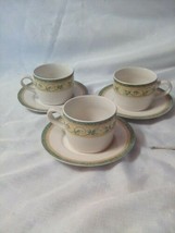 Pfaltzgraff French Quarter Cup & Saucer Set of 3 2000-2006 Cup 3x3/ Saucer 6.5" - $14.01
