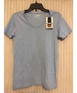 Guide Series GS Essential V-Neck Tee Placid Blue Size M Ships N 24h - $23.05 CAD
