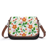 Mondxflaur Flower Floral Messenger Bag for Women PU Leather Crossbody Ba... - $37.03 CAD
