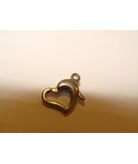 .925 Sterling Silver Floating Heart Lobster Clasp for Necklace Bracelet ... - £4.94 GBP