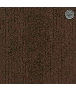 3/4 Yard - Terry Chenille Fabric - Brown - Sold by the 0.75-Yard Piece M218.06 - £10.21 GBP