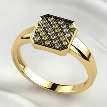 14K Yellow Gold Over 0.50 Ct Round VVS1 Diamond Women&#39;s Infinity Engagement Ring - £63.47 GBP