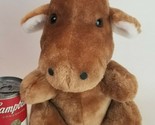 Plush Moose Capybara Cow Bull Baby 10 in. Stuffed Animal 1980s Vintage G... - $17.77