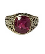 Unisex Solitaire ring 14kt Yellow Gold 440461 - €344,91 EUR