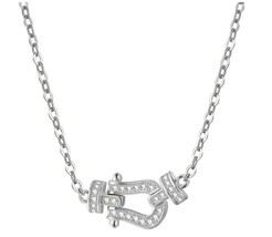 Force Ring Horseshoe Madewell Cubic Zirconia Necklace Luxury Designer Fred T Bar - £3.95 GBP+