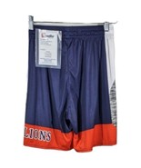 Lions Athletic Shorts Without Pockets Blue Red Speedline Drawstring Medium - $44.60