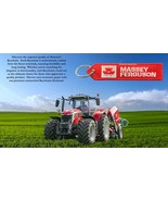 Massey Ferguson Keychain Patch Tractor Acrylic Keychain | Embroidered Ke... - $12.95