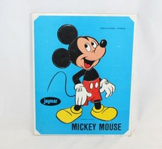 Vintage Jaymar Walt Disney Mickey Mouse Extra Thick Inlaid Frame Tray Pu... - $10.93