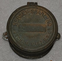Hersey-Sparling Co Dedham  Mass USA Brass Water Flow Meter  - $51.41