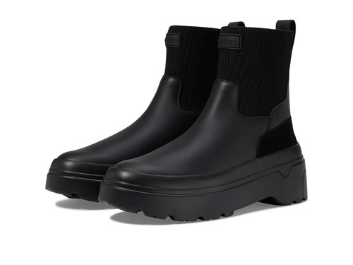 Hunter Women Chelsea Flatform Boot WFS1000LPY Black Size 10 M - $69.30