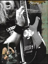 Ibanez S Prestige guitar 8 x 11 advertisement Unearth Buz McGrath ad print - $3.60