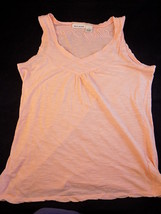 DKNY JEANS Womens Pink TANK TOP Size Medium DONNA KARAN Cotton T Shirt  - $9.89