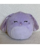 Squishmallows Bubbles the Bunny Purple Easter Exclusive 8&quot; Plush Toy Gli... - $401.70 MXN