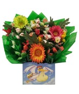 Stork with Baby - Hard Candy Bouquet gift box - Great as a Congratulatio... - £35.85 GBP