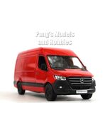 5 inch Mercedes Benz Sprinter Delivery Van - 1/48 Scale Diecast Model - RED - $16.82