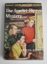 Nancy Drew #32 Scarlet Slipper Mystery ~ Vintage Carolyn Keene HBDJ 25 Chapters - £23.11 GBP