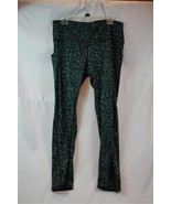 NIP SouqFone High Waist Yoga Pants Pockets Tummy Control Black Leopard S... - €16,50 EUR