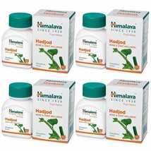 4 Packs X Himalaya Herbal HADJOD 60 Tablets, Bone and Joints Wellness Fr... - $24.49