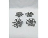 Lot Of (4) Cannon Infantry Crew Plastic Miniatures 1&quot; - $39.59