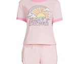 Coca-Cola Women&#39;s Pink Ringer T-Shirt and Lounge Pajama Set Size 3X 22W-24W - $9.84